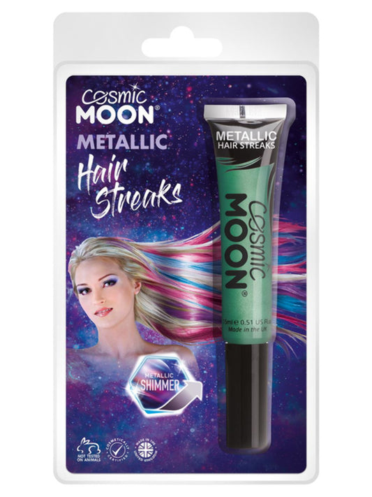 Cosmic Moon Metallic Hair Streaks, Blue, Clamshell, 15ml