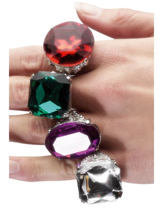 Assorted Rings, Multi-Coloured Wholesale