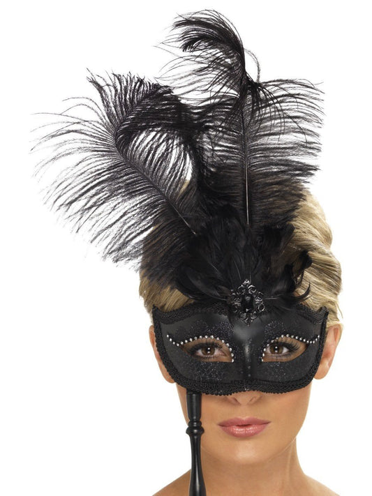 Baroque Fantasy Eyemask,  Black Wholesale