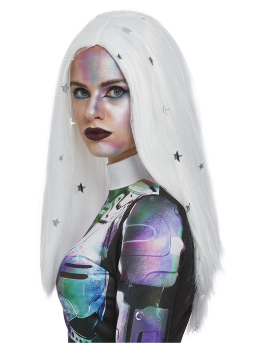Cosmic Wig White Silver WHOLESALE