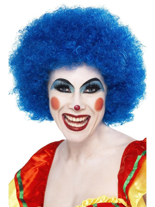 Crazy Clown Wig, Blue Wholesale