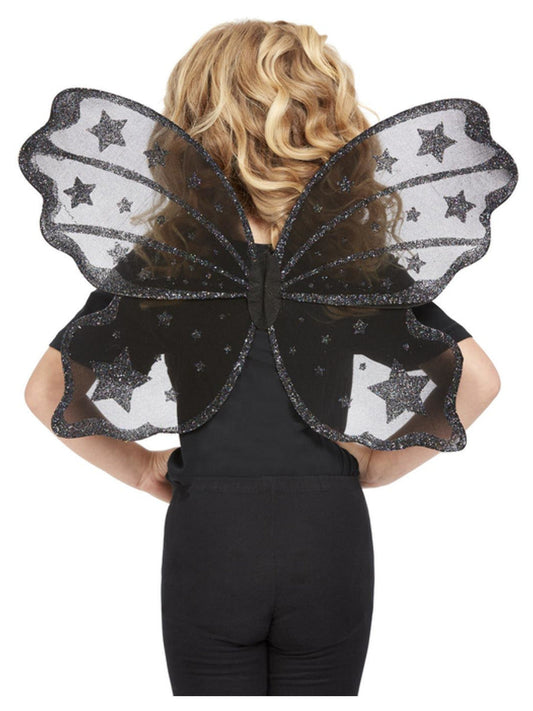 Dark Botanicals Butterfly Wings 42cm17in Black WHOLESALE