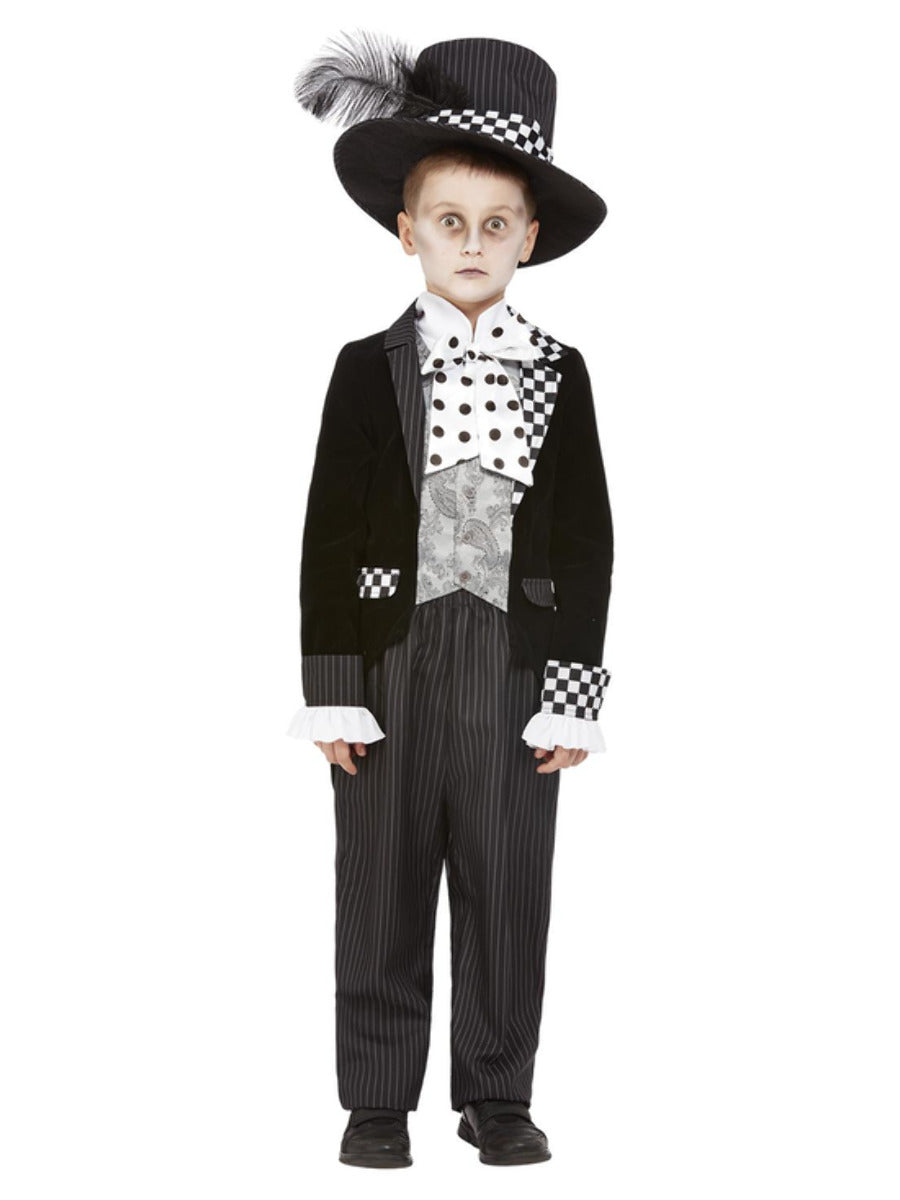 Dark Mad Hatter Costume Black White WHOLESALE Alternative 1