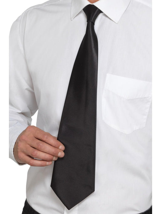 Deluxe Black Gangster Tie Wholesale