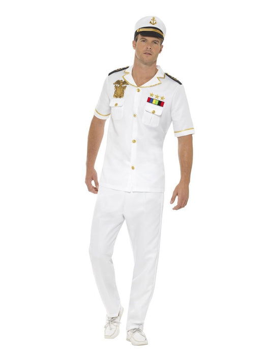 Deluxe Captain Costume, Short Sleeve Wholesale