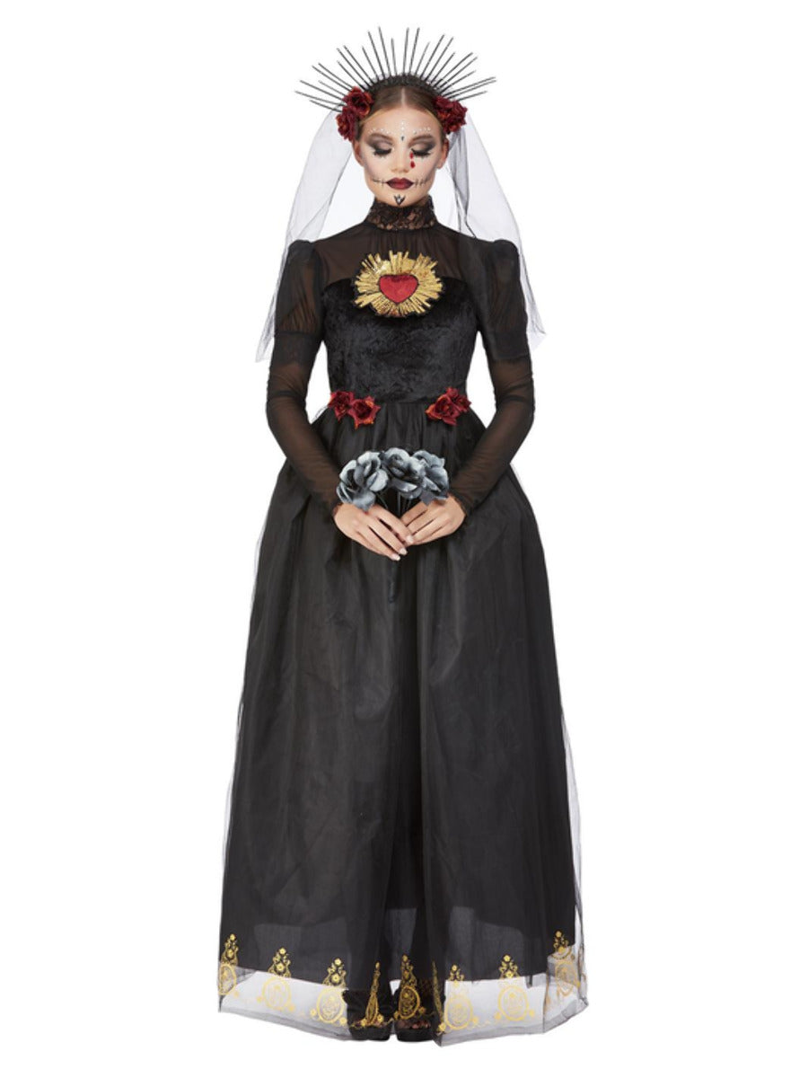 Deluxe DOTD Sacred Heart Bride Costume Black WHOLESALE Alternative 1