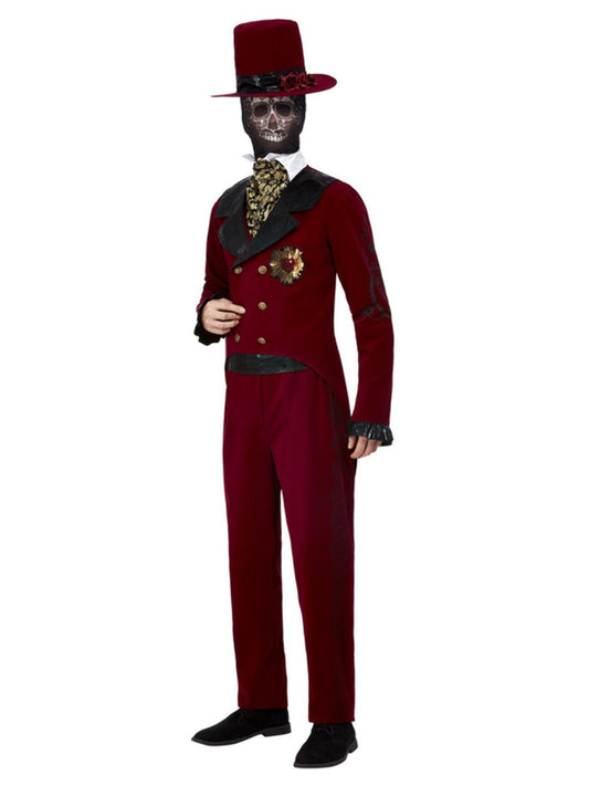 Deluxe DOTD Sacred Heart Groom Costume Burgundy WHOLESALE