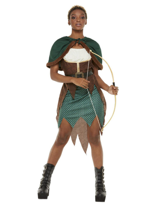 Deluxe Forest Archer Costume Green WHOLESALE