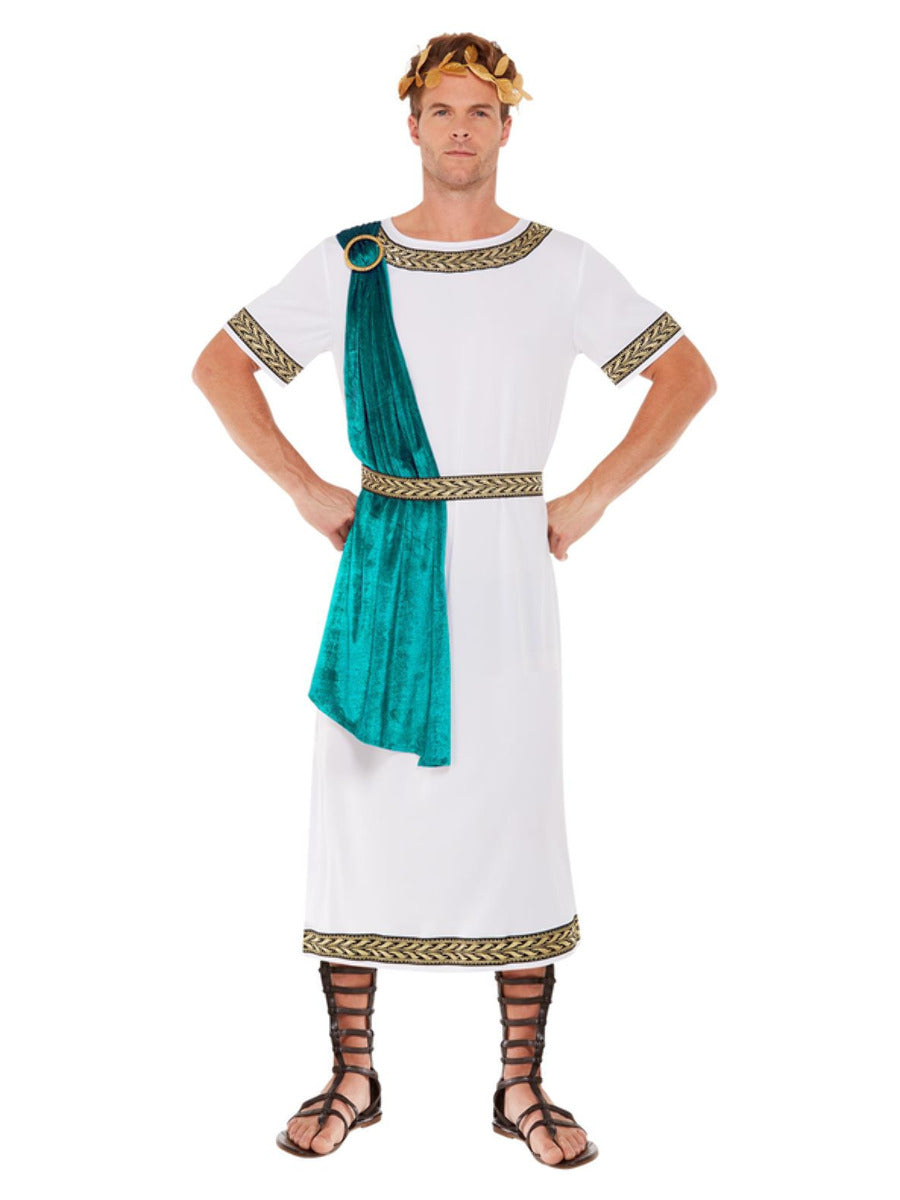Deluxe Roman Empire Emperor Toga Costume White WHOLESALE Alternative 1