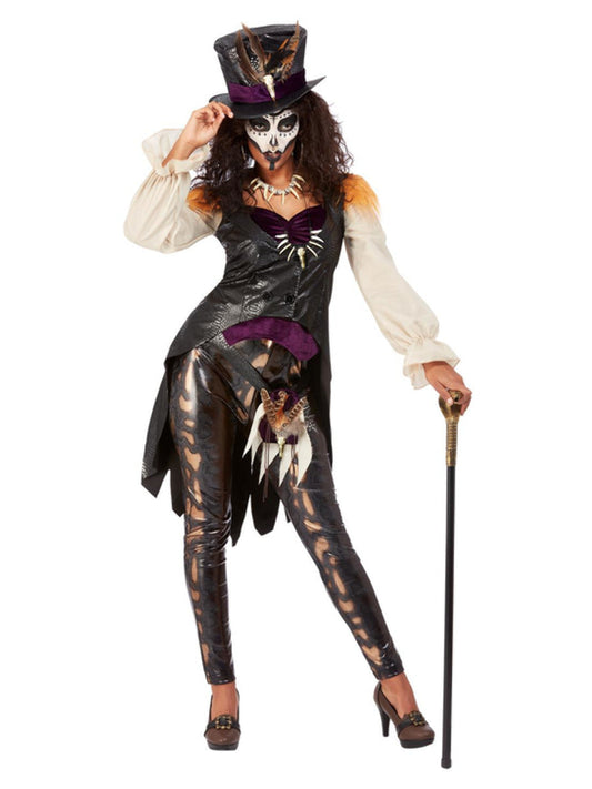 Deluxe Voodoo Witch Doctor Costume Black WHOLESALE