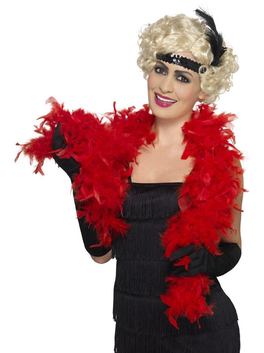 Feather Boa, Red Wholesale
