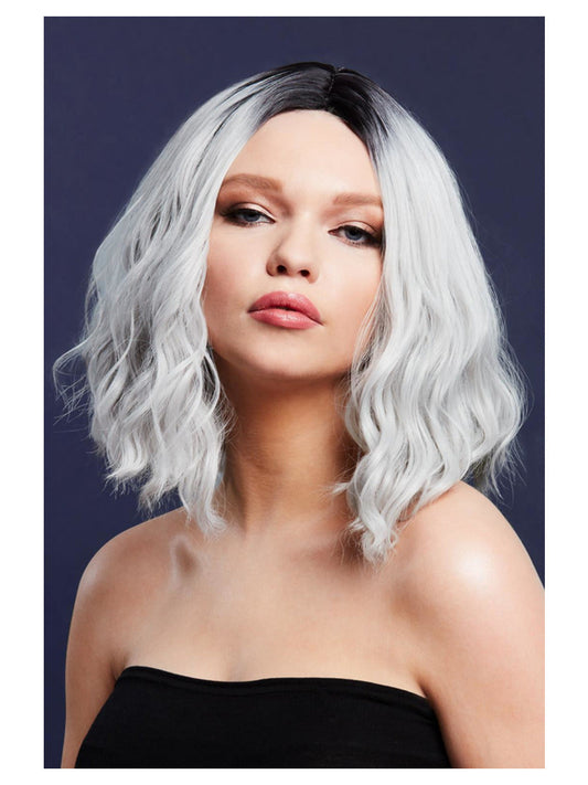 Fever Cara Wig Two Toned Blend Ice Silver WHOLESALE