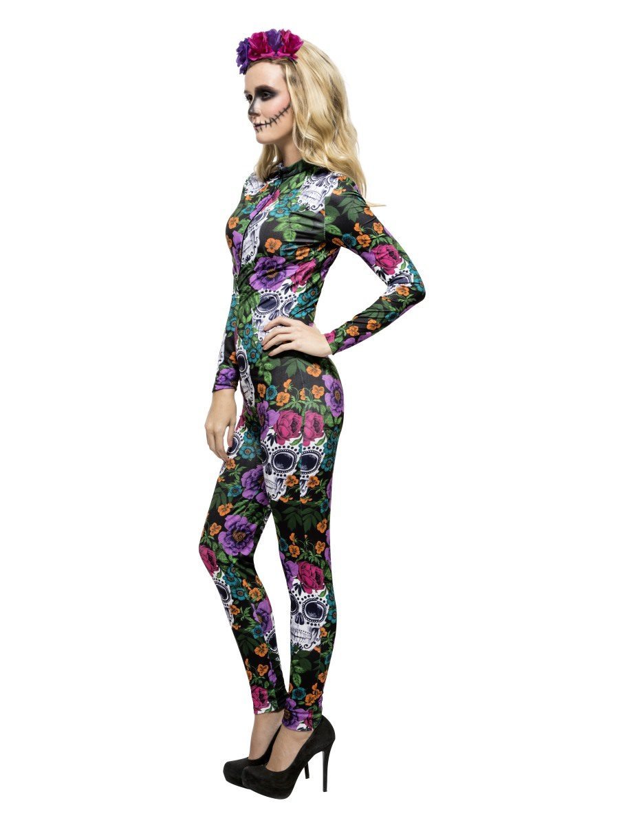 Fever Day of the Dead Costume, Multi-Coloured Wholesale
