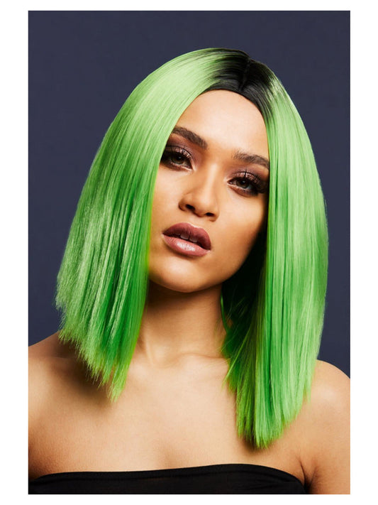 Fever Kylie Wig Two Toned Blend Lime Green WHOLESALE