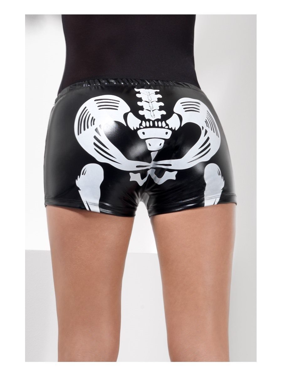 Fever Miss Skeleton Whiplash Hotpants Wholesale