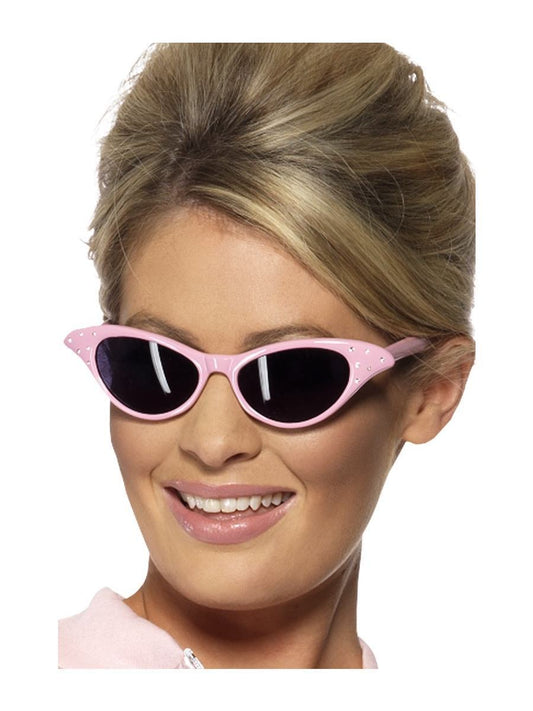 Pink Flyaway Style Rock & Roll Sunglasses Wholesale