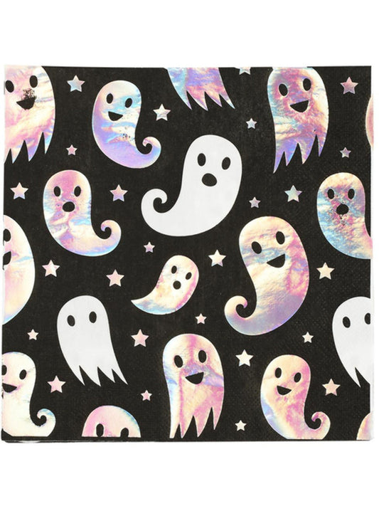 Ghost Tableware Party Napkins x8 WHOLESALE