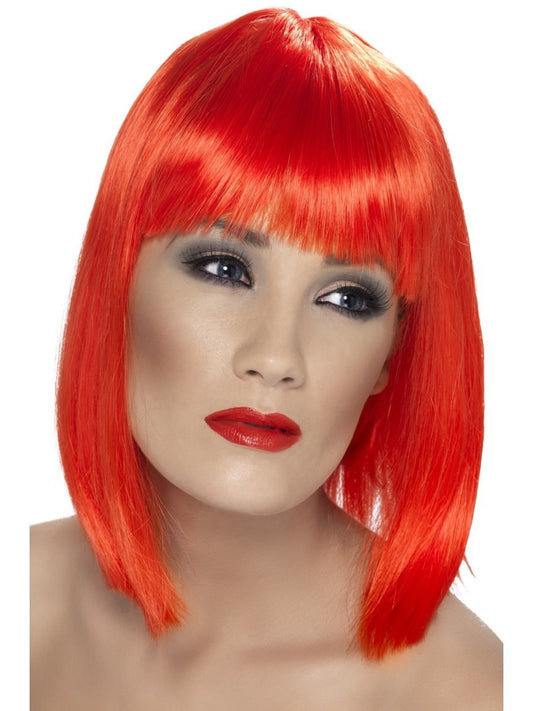 Glam Wig, Neon Red Wholesale