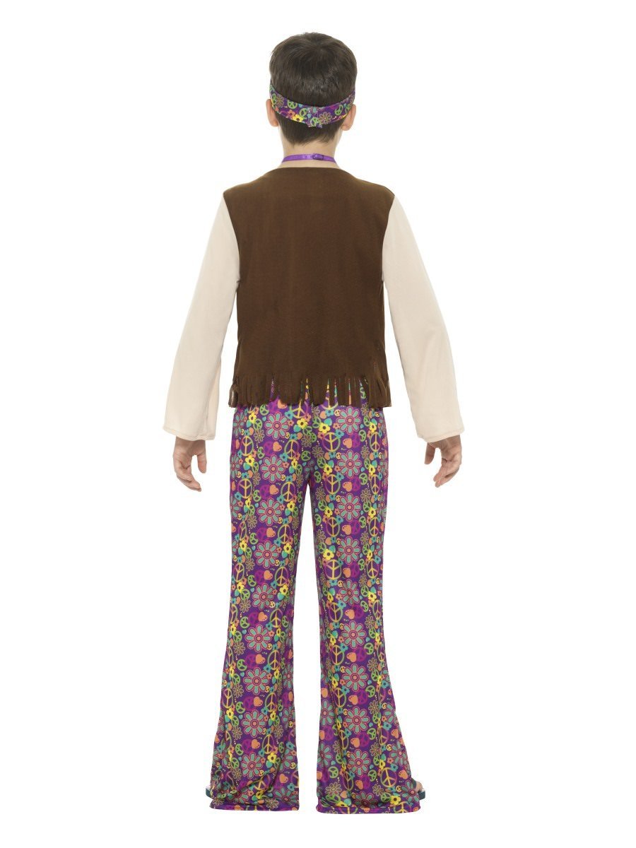 Hippie Boy Costume, with Top, Attached Waistcoat Wholesale