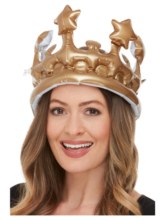 Inflatable Crown Gold WHOLESALE