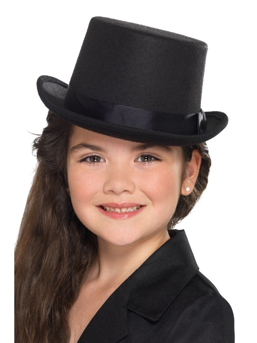 Kids Top Hat, Black Wholesale