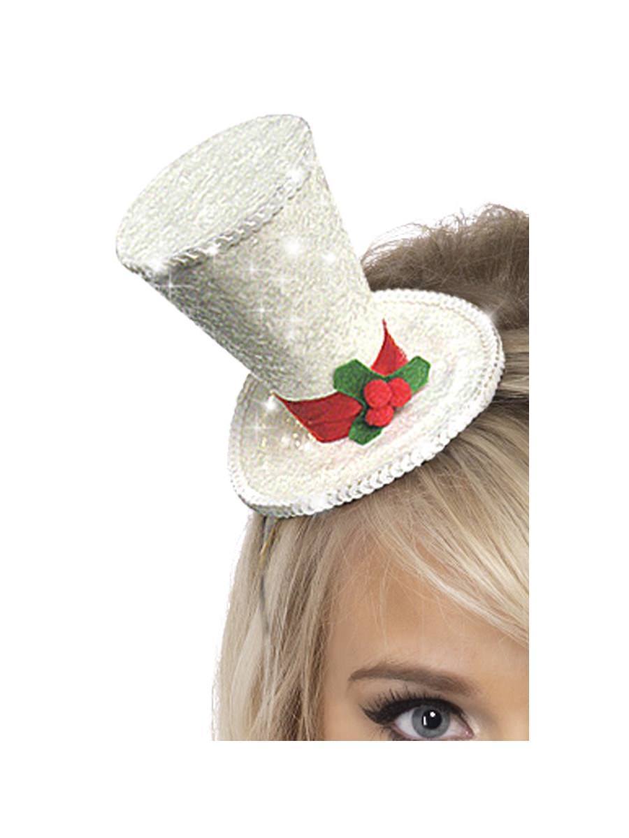 Mini Top Hat, White Wholesale