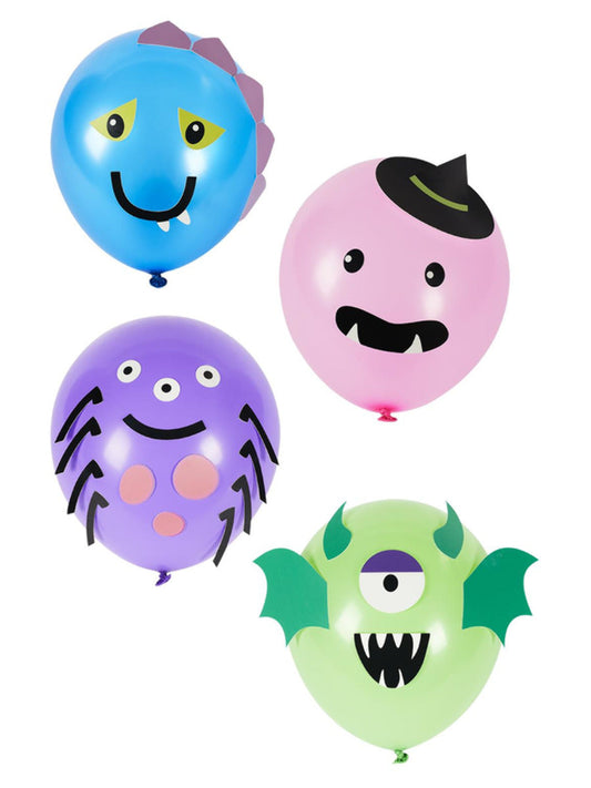 Monster Tableware Party Balloons x8 WHOLESALE
