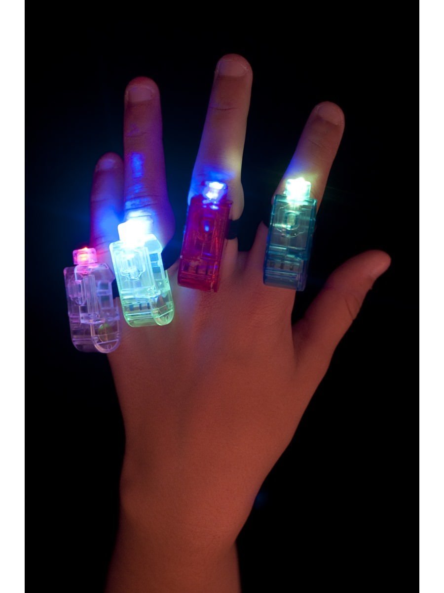 Multi Colour, Multi Flashing Finger Lights Wholesale