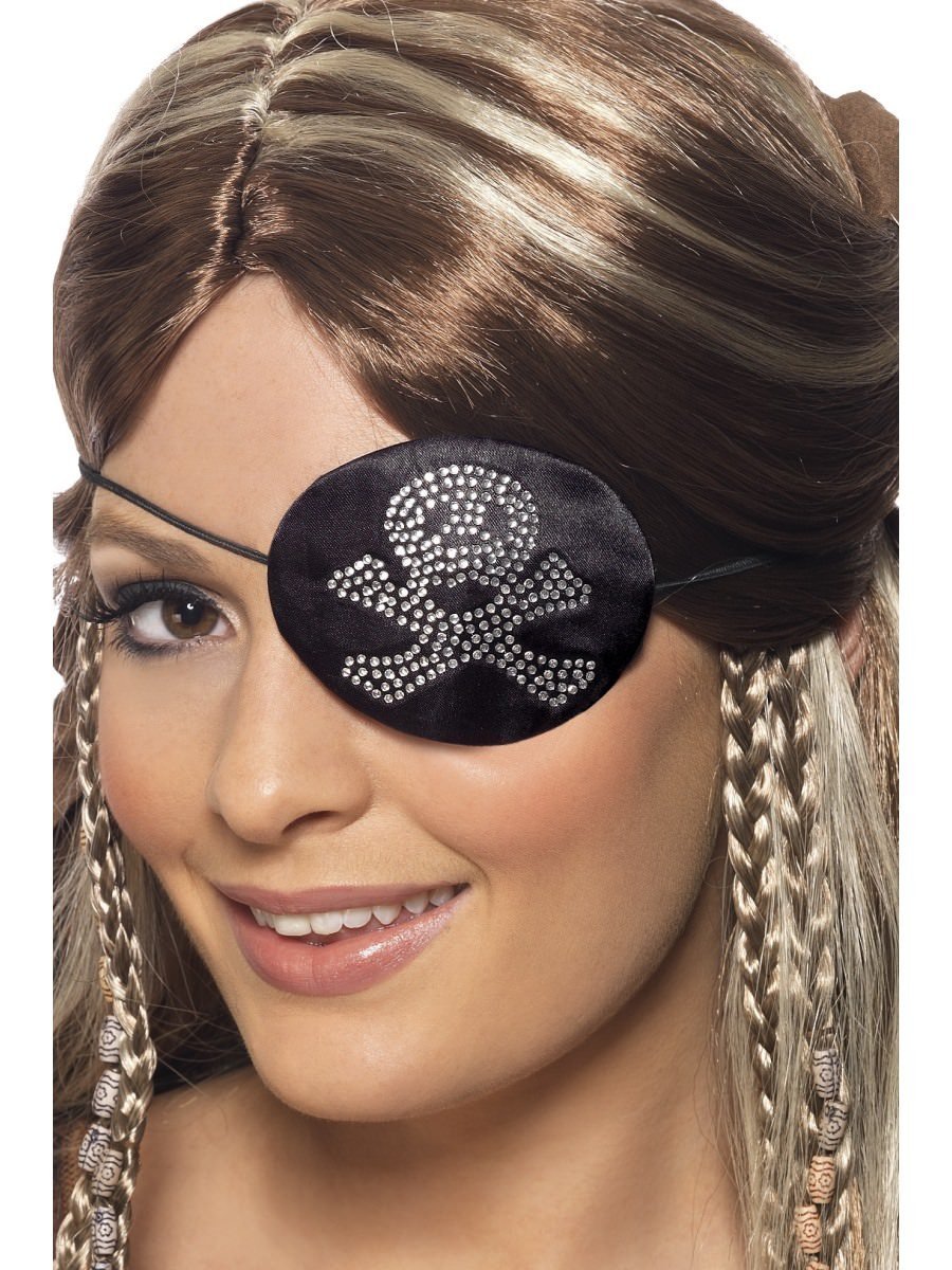 Pirates Eyepatch with Diamante Motif Wholesale