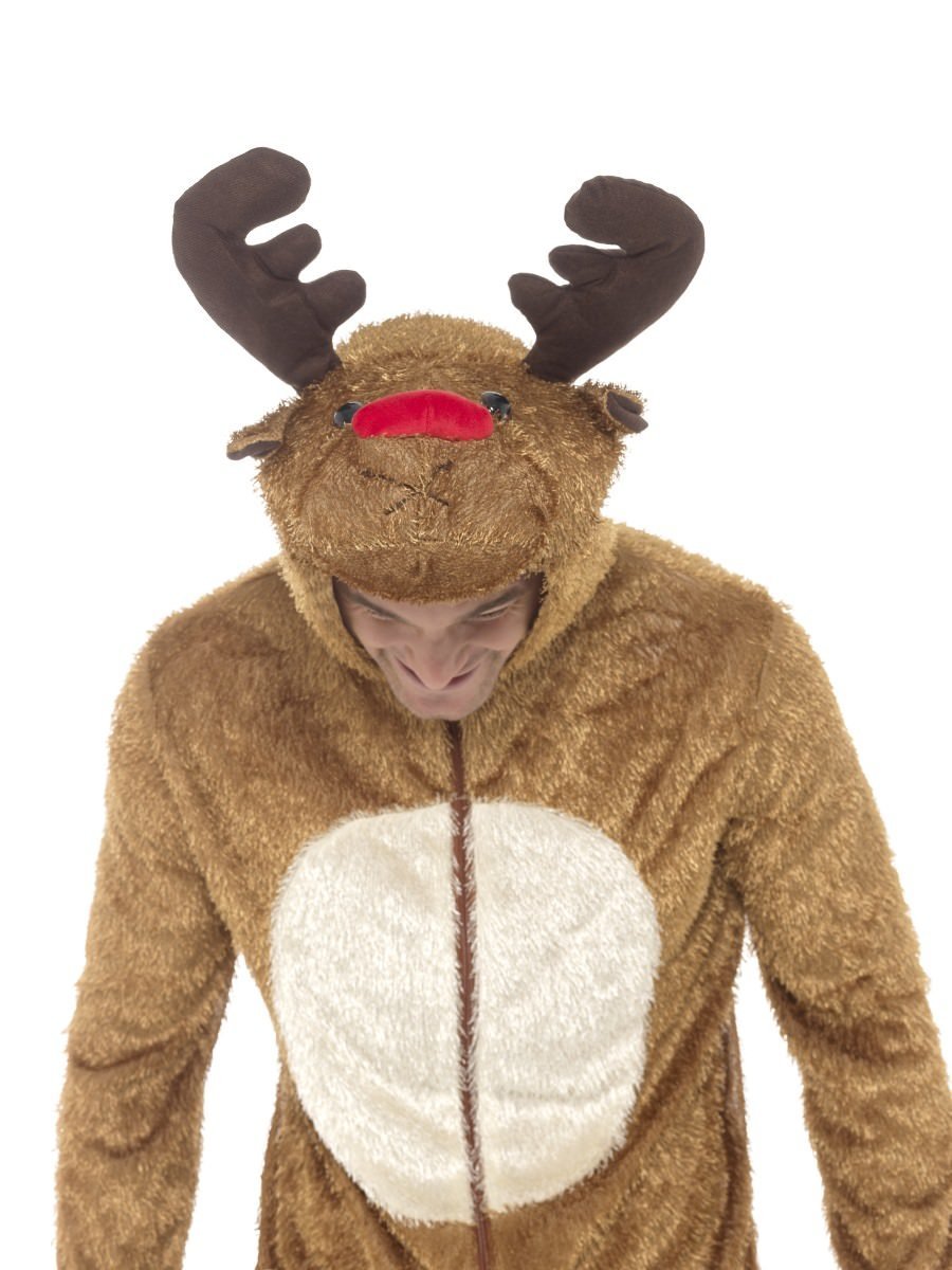 Reindeer Costume, Brown, with Hooded Jumpsuit Wholesale