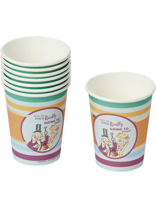 Roald Dahl Tableware Party Cups x8 WHOLESALE