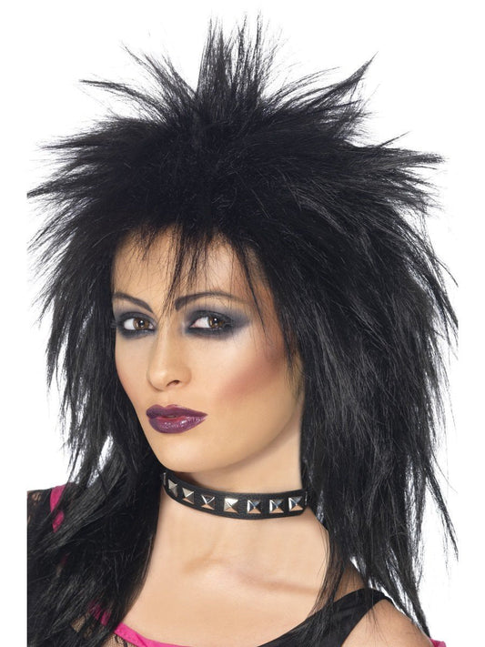 Rock Diva Wig, Black Wholesale