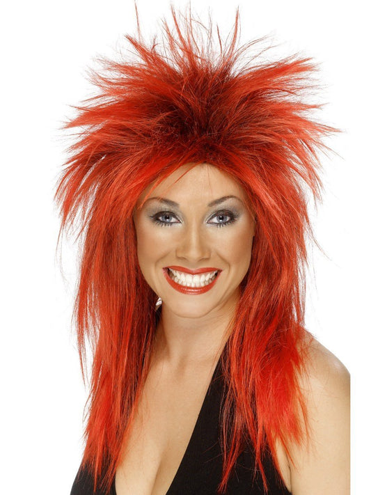 Rock Diva Wig, Red Wholesale