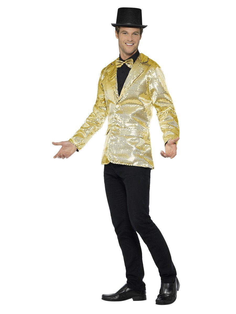 Sequin Jacket, Mens, Gold Wholesale