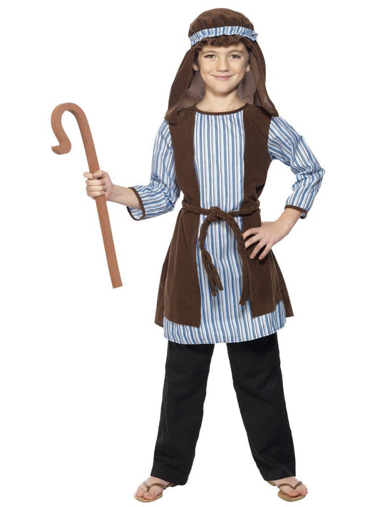 Shepherd Costume, Child, Blue & Brown Wholesale