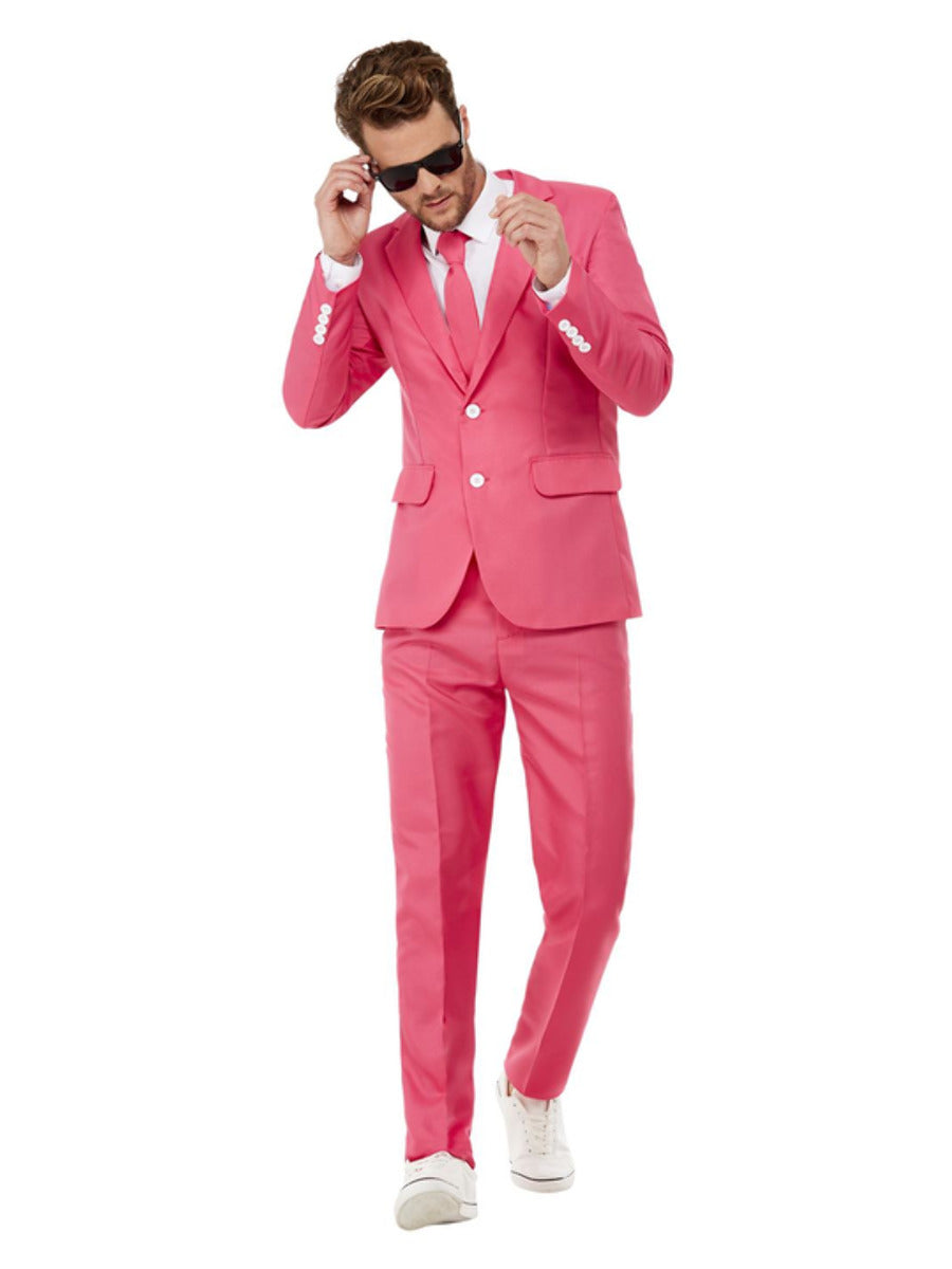 Solid Colour Suit Hot Pink WHOLESALE Alternative 1