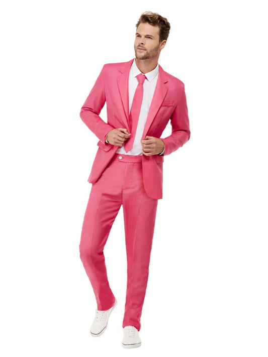 Solid Colour Suit Hot Pink WHOLESALE