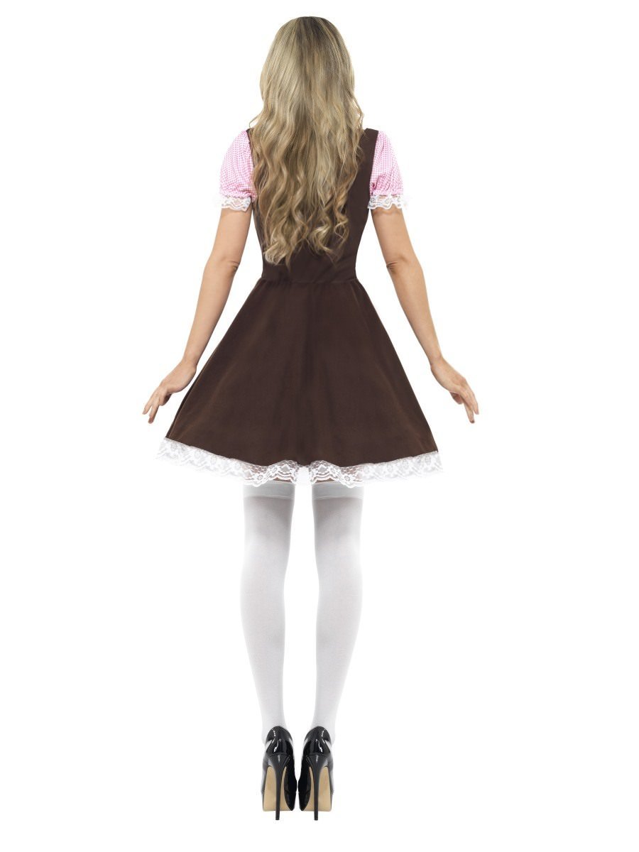Tavern Girl Costume, Brown, Short Wholesale