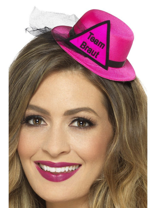 Team Braut Hat, Pink & Black Wholesale