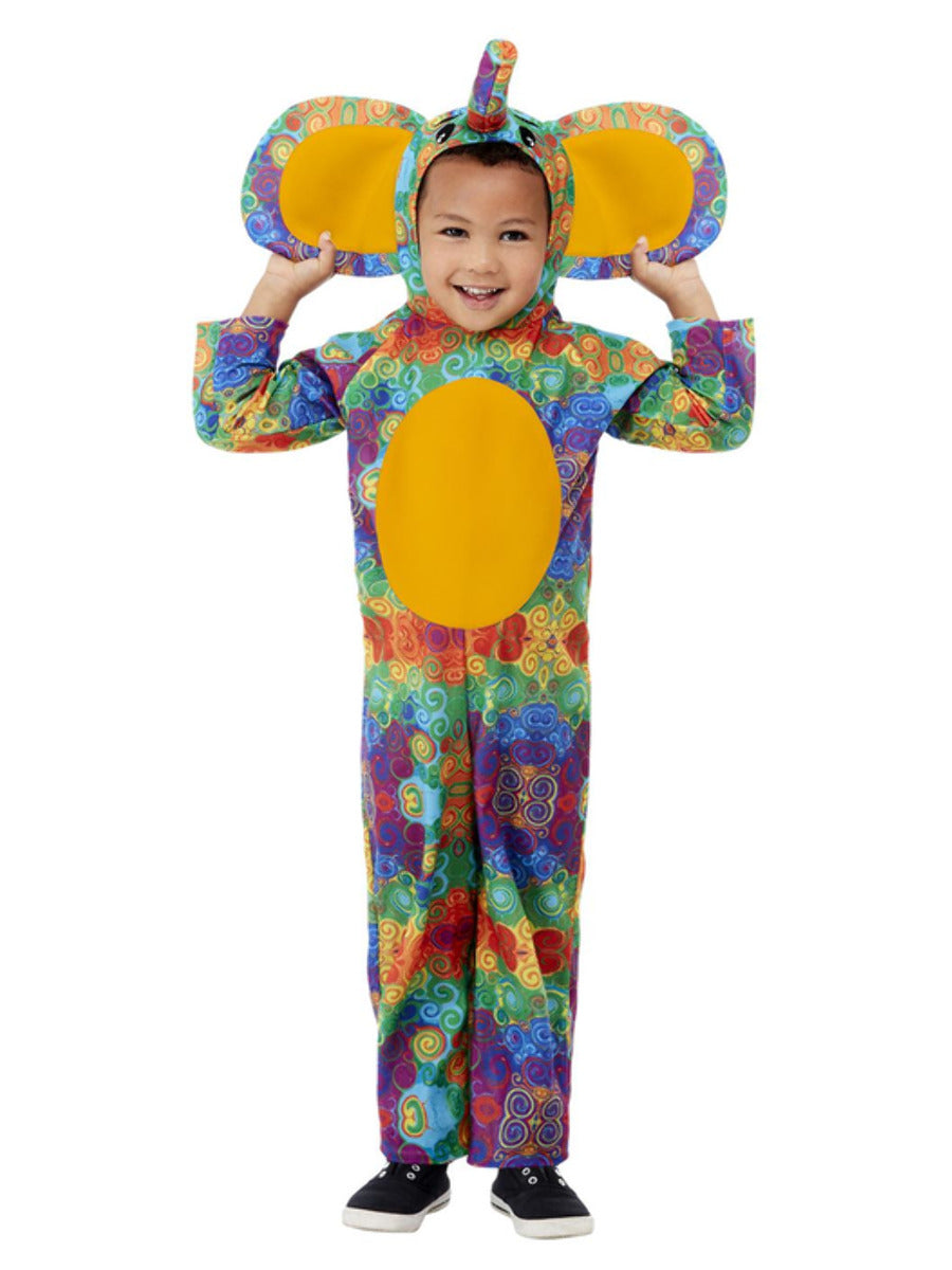 Toddler Colourful Elephant Costume WHOLESALE Alternative 1