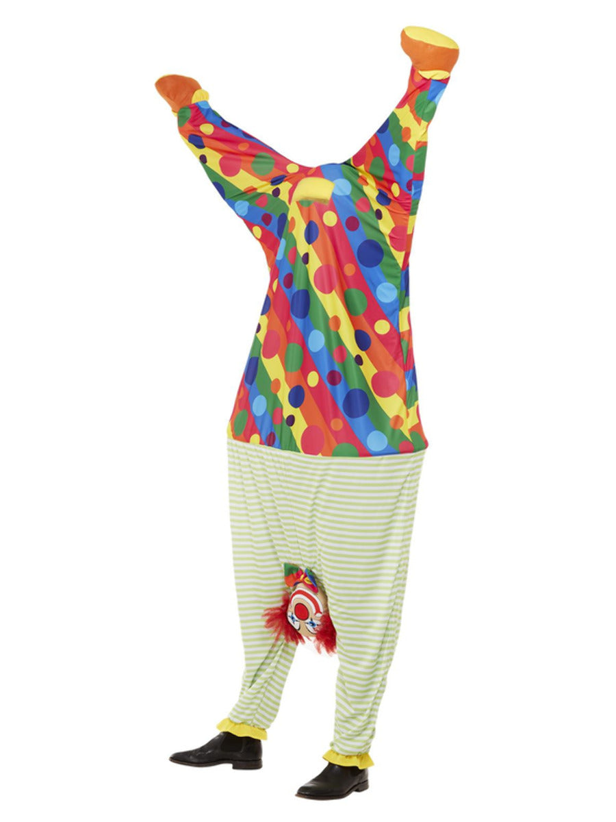 Upside Down Clown Costume Multicoloured WHOLESALE Side