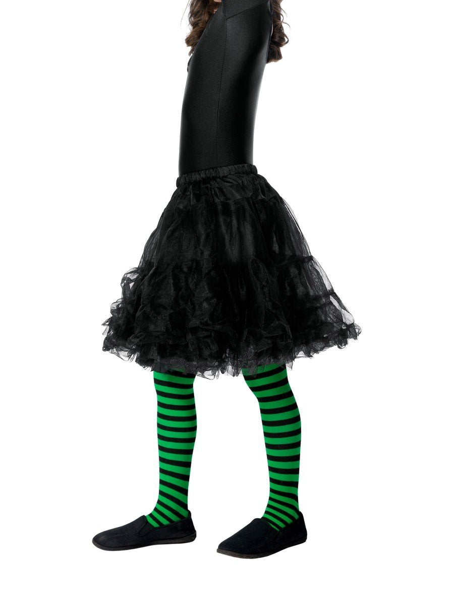 Wicked Witch Tights, Child, Green & Black Wholesale